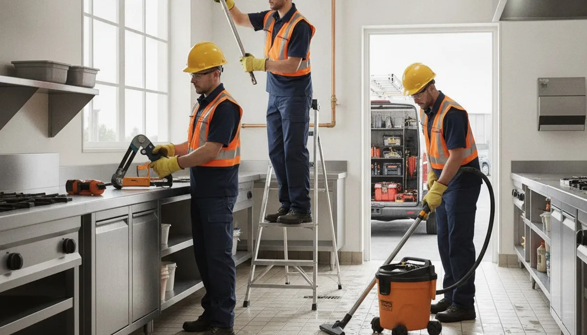 Emergency plumber repairing a leak in Mansfield, MA for 24/7 plumbing service