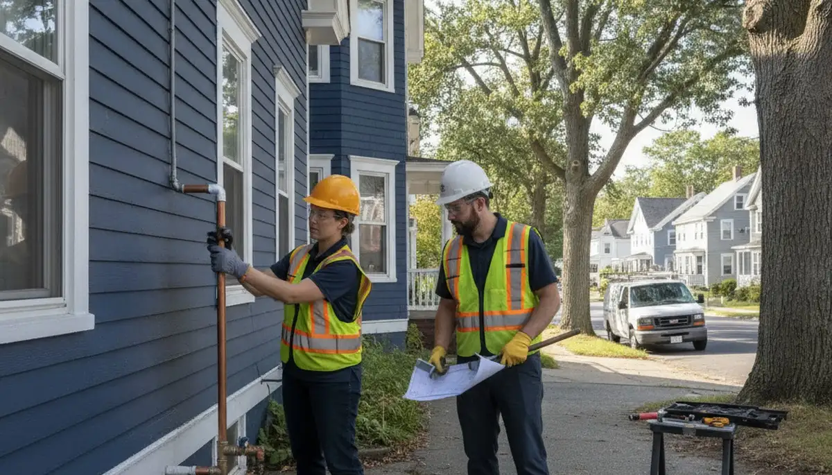 Mansfield, MA plumbing repair service van for local emergency pipe and drain repairs