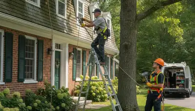 Mansfield MA plumber repairing a leaking pipe for a residential plumbing service