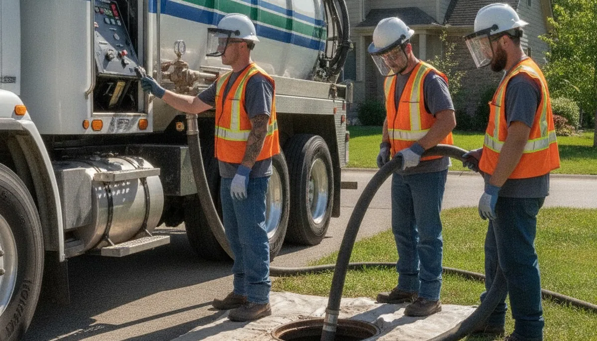 Septic pumping service in Mansfield, MA for homeowners by On Call Plumbers