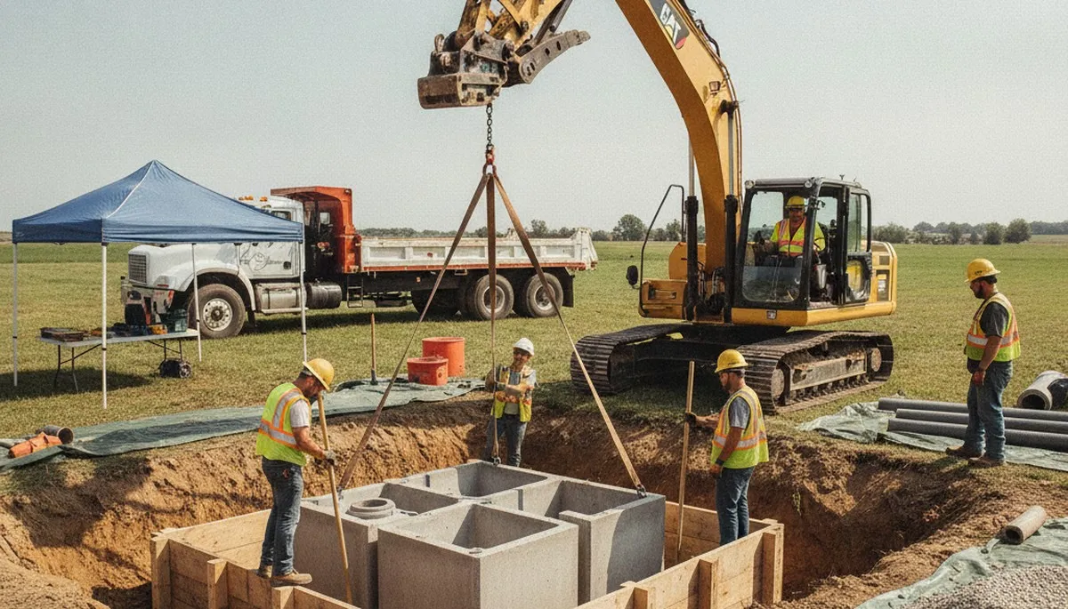 Septic tank installation for Mansfield, MA homes by On Call Plumbers