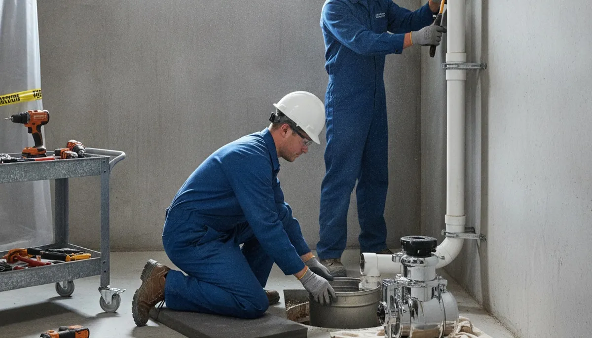 Sump pump installation service for Mansfield, MA homes by On Call Plumbers