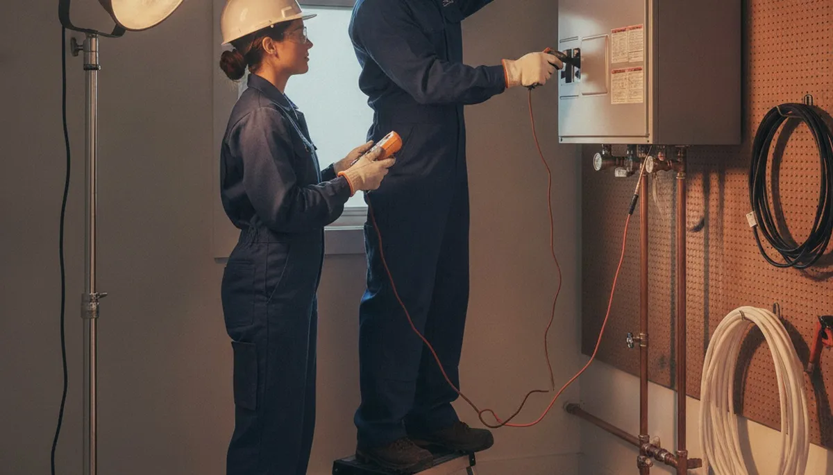 Tankless water heater installation service in Mansfield, MA for reliable hot water home comfort
