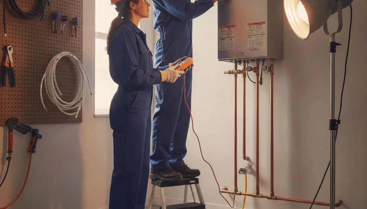 Tankless water heater installation service in Mansfield, MA by On Call Plumbers